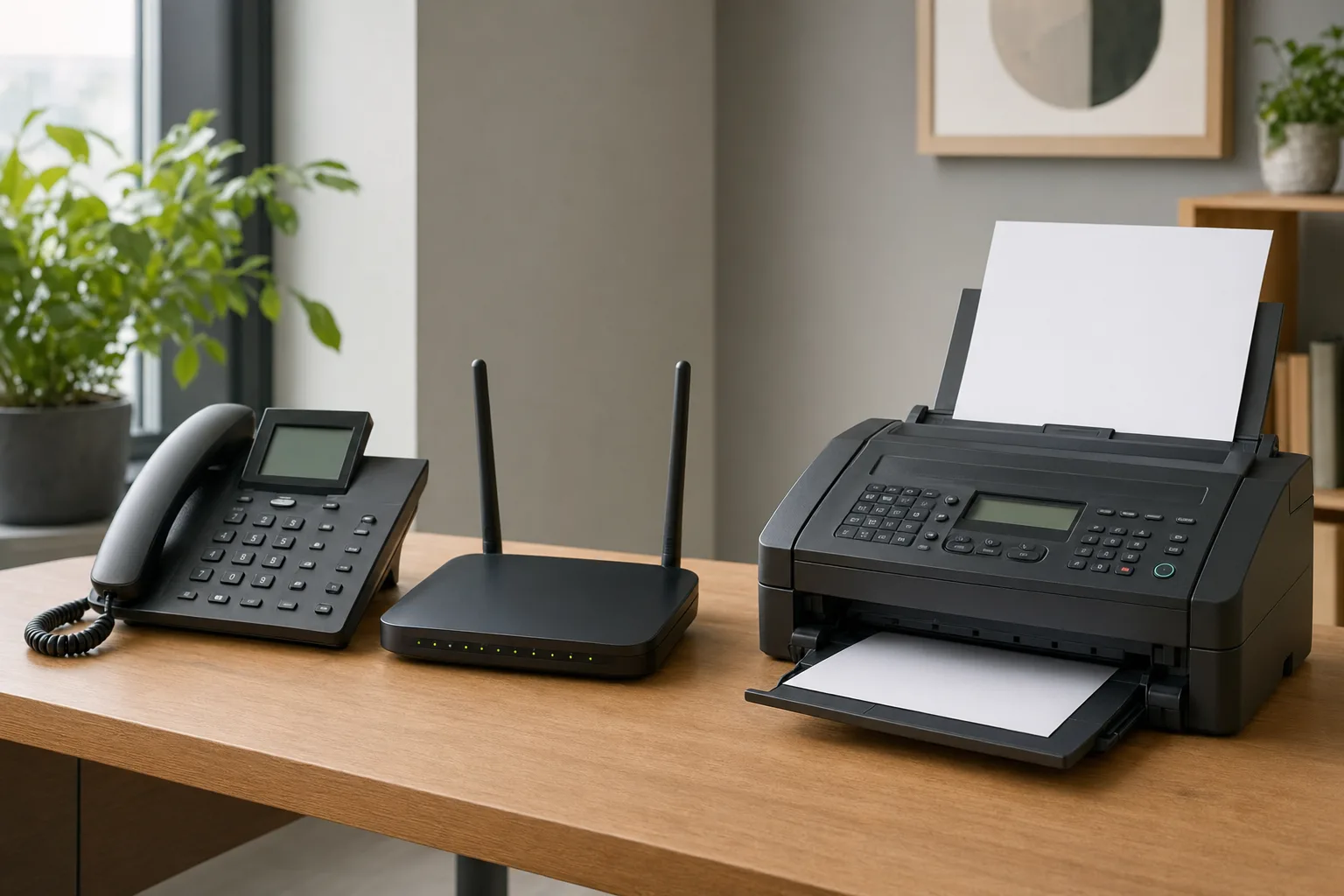 Festnetz, Telefon und Fax